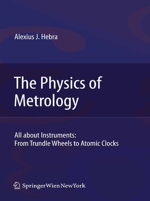 cover image of The Physics of Metrology